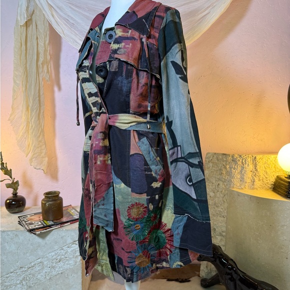 Lulu H Paris Art Print Jacket — Size Small (Rare) - Picture 7 of 10